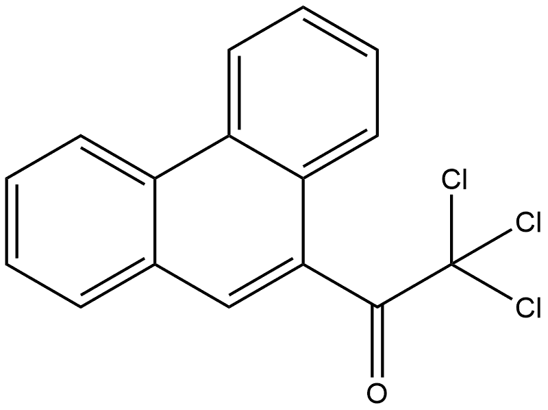 2,2,2-Trichloro-1-(9-phenanthrenyl)ethanone Structure