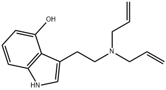 3-[2-(Di-2-propen-1-ylamino)ethyl]-1H-indol-4-ol Structure