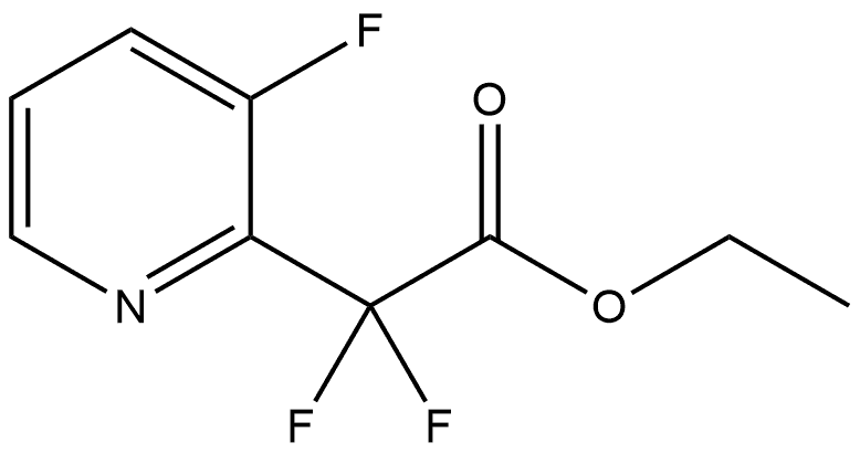 ethyl 2，2-difluoro-2-(3-fluoropyridin-2-yl)acetate Structure