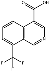 8-(trifluoromethyl)isoquinoline-4-carboxylic acid Structure