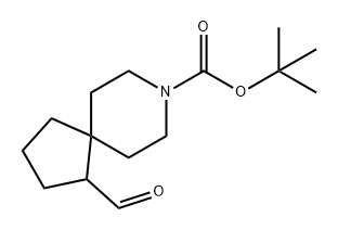 8-Azaspiro[4.5]decane-8-carboxylic acid, 1-formyl-, 1,1-dimethylethyl ester Structure