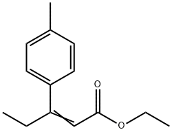 2-Pentenoic acid, 3-(4-methylphenyl)-, ethyl ester 구조식 이미지