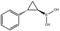 ((1R,2R)-2-Phenylcyclopropyl)boronic acid 구조식 이미지
