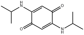 2,5-Cyclohexadiene-1,4-dione, 2,5-bis[(1-methylethyl)amino]- Structure