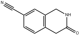 3-Oxo-2,4-dihydro-1H-isoquinoline-7-carbonitrile Structure