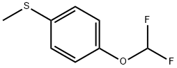 (4-(Difluoromethoxy)phenyl)(methyl)sulfane Structure