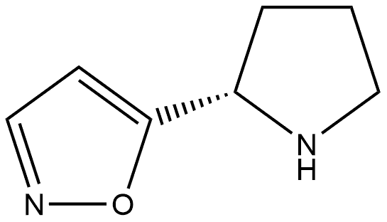 (S)-5-(pyrrolidin-2-yl)isoxazole Structure