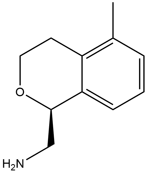 (S)-(5-methylisochroman-1-yl)methanamine Structure