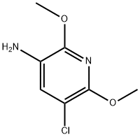 3-Pyridinamine, 5-chloro-2,6-dimethoxy- Structure