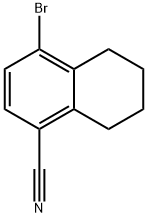 1-Naphthalenecarbonitrile, 4-bromo-5,6,7,8-tetrahydro- Structure