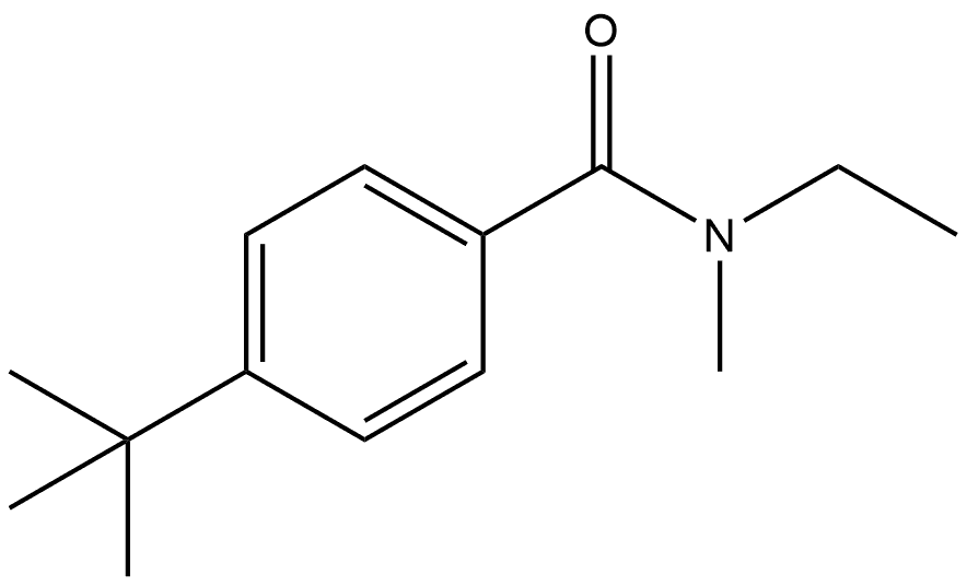 4-(1,1-Dimethylethyl)-N-ethyl-N-methylbenzamide 구조식 이미지