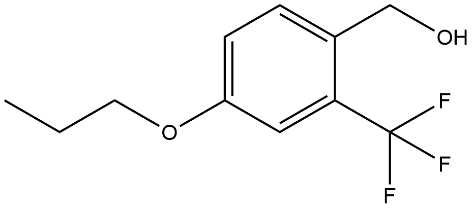 4-Propoxy-2-(trifluoromethyl)benzenemethanol Structure