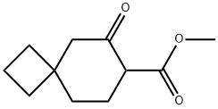 Spiro[3.5]nonane-7-carboxylic acid, 6-oxo-, methyl ester Structure