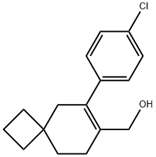 Spiro[3.5]non-6-ene-7-methanol, 6-(4-chlorophenyl)- Structure