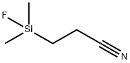 Propanenitrile, 3-(fluorodimethylsilyl)- Structure