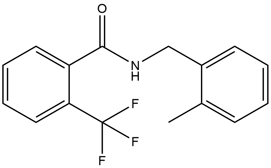 N-[(2-Methylphenyl)methyl]-2-(trifluoromethyl)benzamide Structure