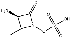 (R)-3-Amino-2,2-dimethyl-4-oxoazetidin-1-yl hydrogen sulfate Structure