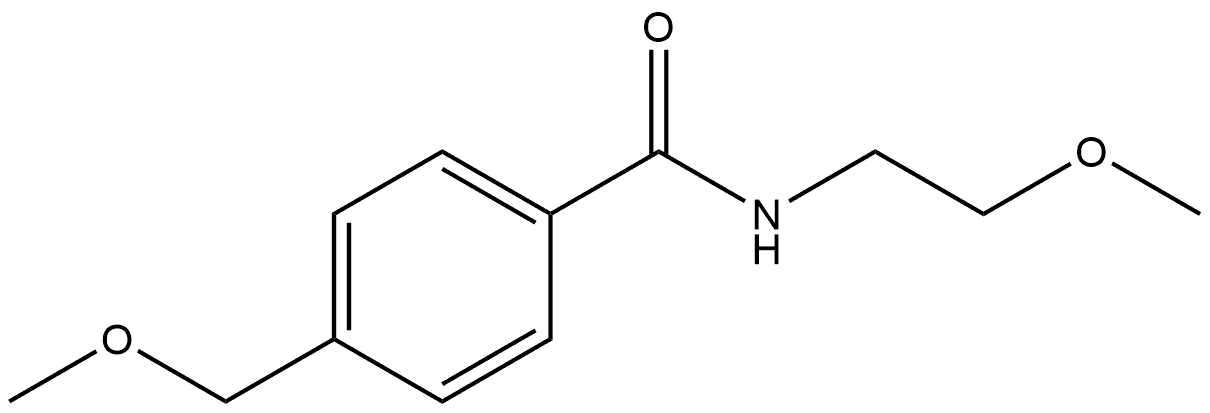 N-(2-Methoxyethyl)-4-(methoxymethyl)benzamide Structure