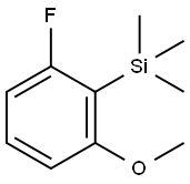 (2-Fluoro-6-methoxyphenyl)trimethylsilane Structure