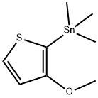 Stannane, (3-methoxy-2-thienyl)trimethyl- Structure