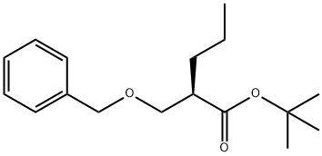 1,1-Dimethylethyl (2R)-2-[(phenylmethoxy)methyl]pentanoate Structure