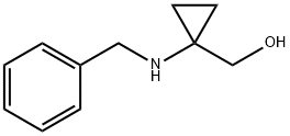 Cyclopropanemethanol, 1-[(phenylmethyl)amino]- Structure