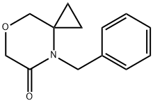 7-Oxa-4-azaspiro[2.5]octan-5-one, 4-(phenylmethyl)- 구조식 이미지