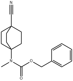 Benzyl 4-cyanobicyclo[2.2.2]octan-1-ylmethylcarbamate Structure