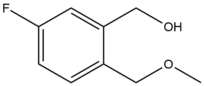 5-Fluoro-2-(methoxymethyl)benzenemethanol Structure