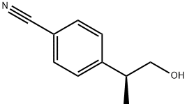 Benzonitrile, 4-[(1S)-2-hydroxy-1-methylethyl]- Structure