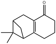1,3-Methanonaphthalen-5(1H)-one, 2,3,4,6,7,8-hexahydro-2,2-dimethyl- 구조식 이미지