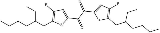 1,2-Ethanedione, 1,2-bis[5-(2-ethylhexyl)-4-fluoro-2-thienyl]- Structure