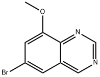 6-Bromo-8-methoxyquinazoline Structure