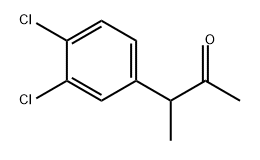 2-Butanone, 3-(3,4-dichlorophenyl)- Structure