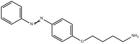 1-Butanamine, 4-[4-(2-phenyldiazenyl)phenoxy]- Structure