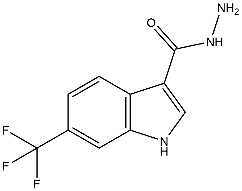 6-(Trifluoromethyl)indole-3-carbohydrazide Structure