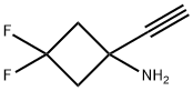 1-ethynyl-3,3-difluoro-cyclobutanamine Structure