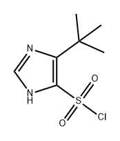 1H-Imidazole-5-sulfonyl chloride, 4-(1,1-dimethylethyl)- 구조식 이미지