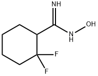 2,2-difluoro-N''-hydroxycyclohexane-1-carboximidamide 구조식 이미지