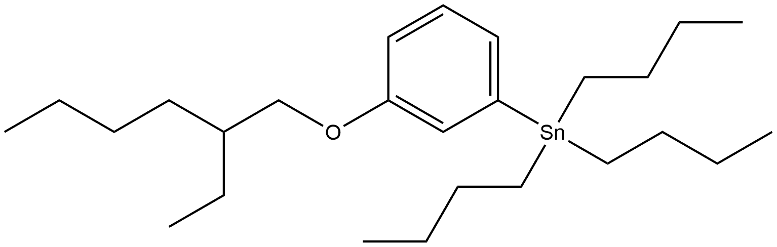 tributyl(3-((2-ethylhexyl)oxy)phenyl)stannane Structure