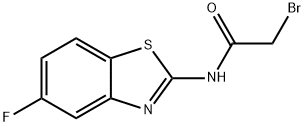 Acetamide, 2-bromo-N-(5-fluoro-2-benzothiazolyl)- Structure