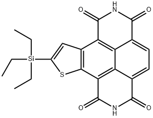 10-(Triethylsilyl)benzo[lmn]thieno[2,3-f][3,8]phenanthroline-1,3,6,8(2H,7H)-tetraone Structure