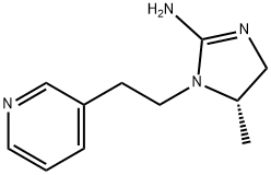 (5S)-4,5-Dihydro-5-methyl-1-[2-(3-pyridinyl)ethyl]-1H-imidazol-2-amine Structure