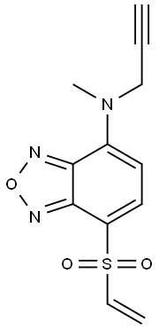 N-methyl-N-(prop-2-yn-1-yl)-7-(vinylsulfonyl)benzo[c][1,2,5]oxadiazol-4-amine Structure