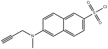6-(methyl(prop-2-yn-1-yl)amino)naphthalene-2-sulfonyl chloride Structure