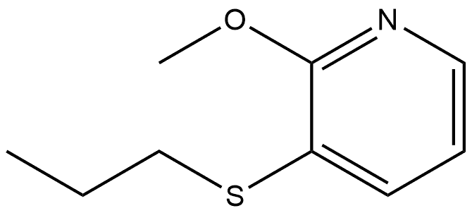 2-Methoxy-3-(propylthio)pyridine Structure