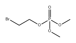 Phosphoric acid, 2-bromoethyl dimethyl ester Structure