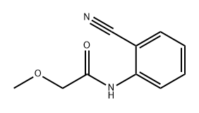 Acetamide, N-(2-cyanophenyl)-2-methoxy- 구조식 이미지