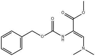 2-Propenoic acid, 3-(dimethylamino)-2-[[(phenylmethoxy)carbonyl]amino]-, methyl ester, (2Z)- Structure