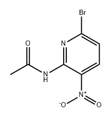 Acetamide, N-(6-bromo-3-nitro-2-pyridinyl)- Structure
